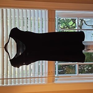 Short sleeve little black dress